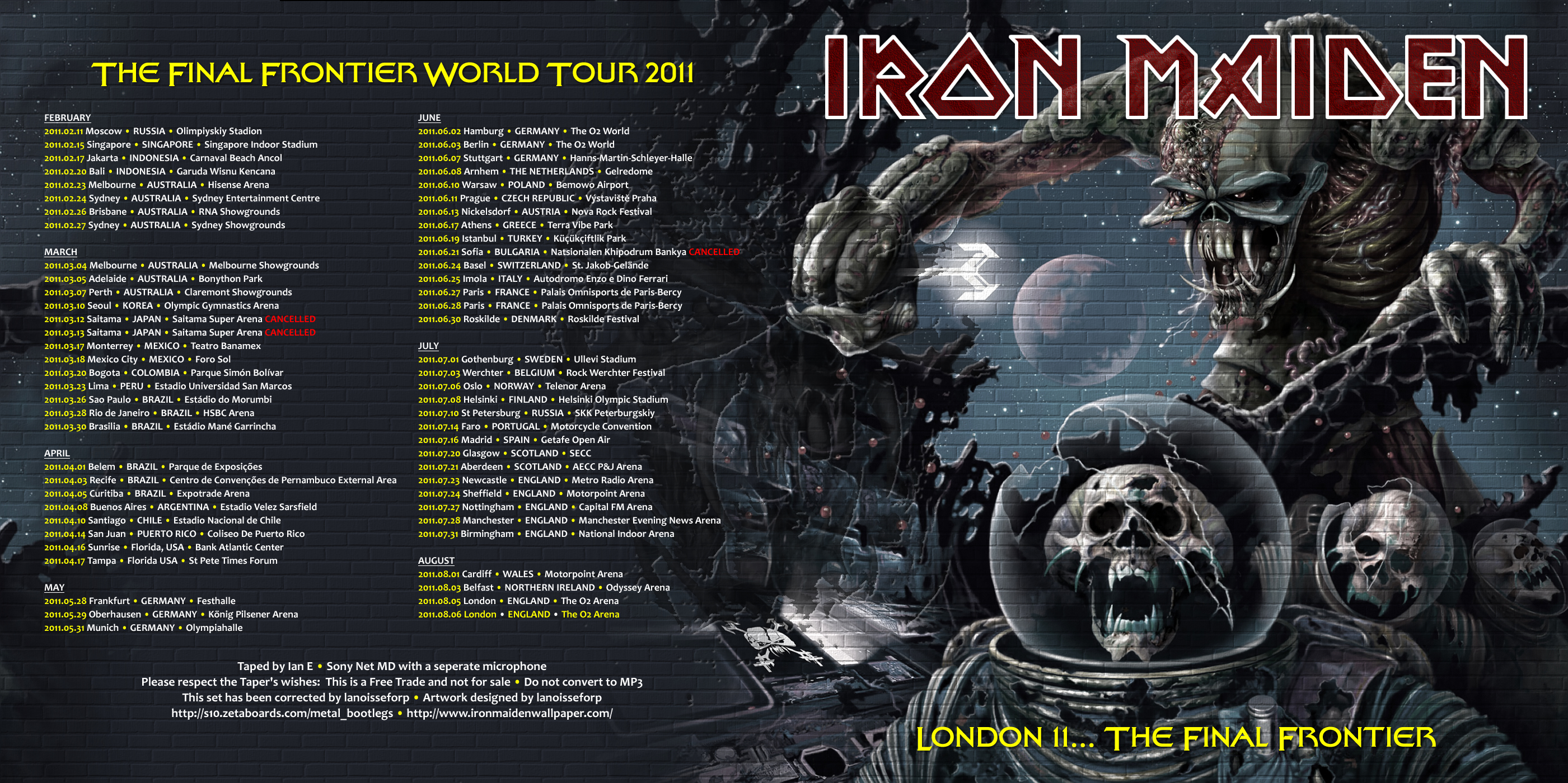 ARTWORK - Iron Maiden Bulgaria